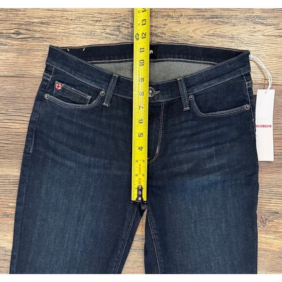 Hudson Jeans Krista Super Skinny Low-rise Non-Distressed Stretch, 28, Dark Blue - Picture 3 of 6